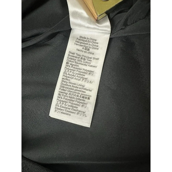 J. Crew Collection Black Jacquard Cocktail Dress Strapless Size 4 New - Picture 9 of 16